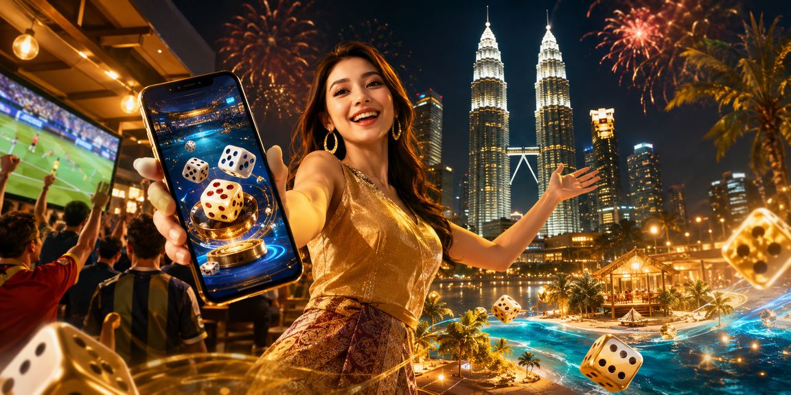 Pemain dari Kuala Lumpur menikmati permainan kad dan dadu dalam talian melalui platform 14a
