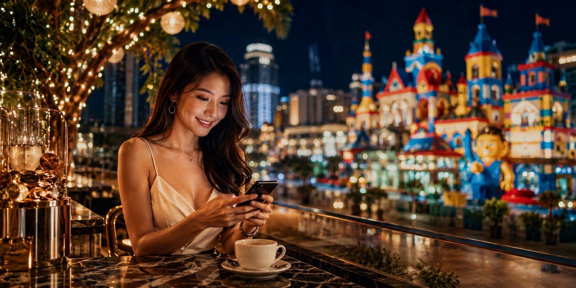 Pengguna Malaysia mengakses program VIP 14a melalui aplikasi kasino mudah alih