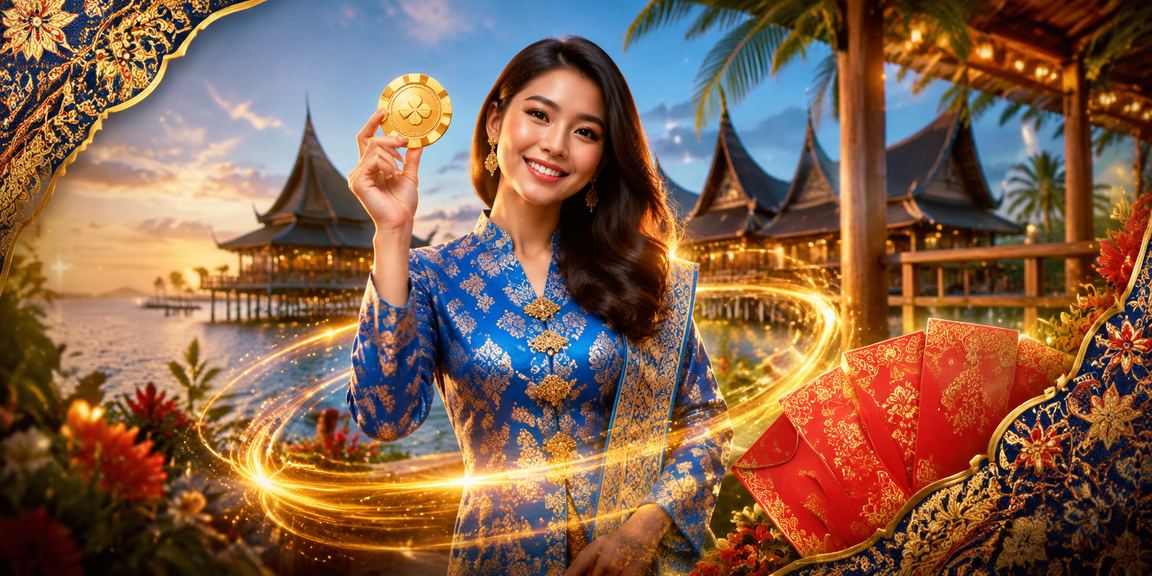 Suasana perayaan Malaysia dengan bonus sampul merah mencerminkan promosi istimewa platform 14a